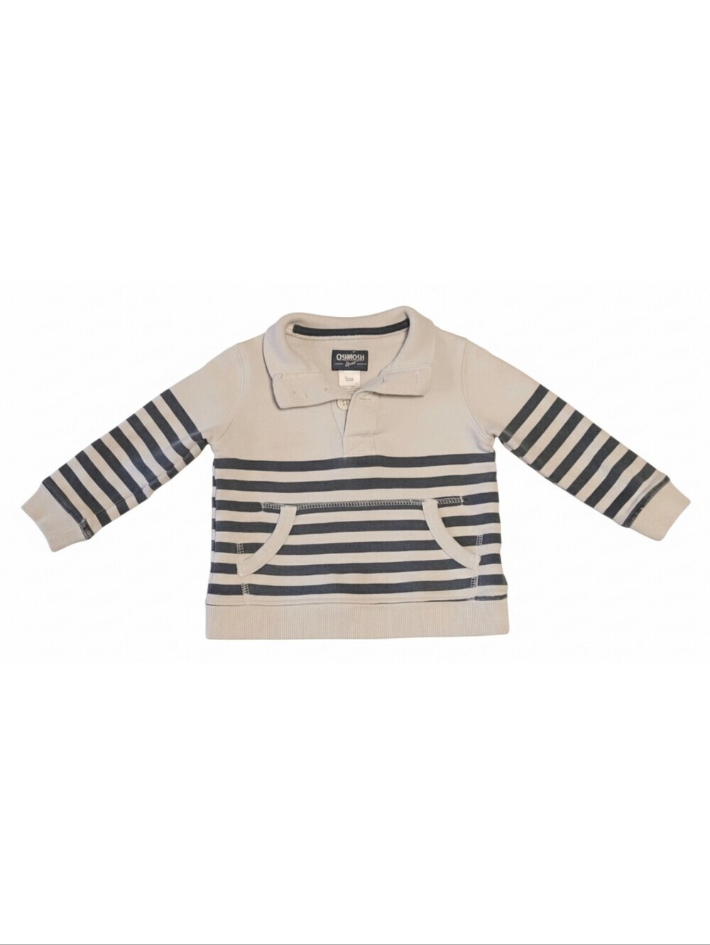 🔥5/$25🔥Oshkosh B'Gosh Todder Size 18M Sweater Button Blue/Gray